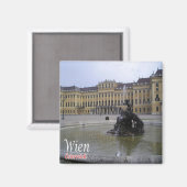 zAT011 VIENNA WIENオーストリア、冷蔵庫 マグネット (正面/裏面)