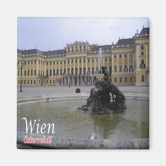 zAT011 VIENNA WIENオーストリア、冷蔵庫 マグネット (正面)