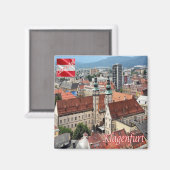 zAT017 KLAGENFURT AM WORTHERSEEオーストリア、冷蔵庫 マグネット (正面/裏面)