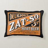 Zat-So 5セントのルートビール アクセントクッション (裏面)
