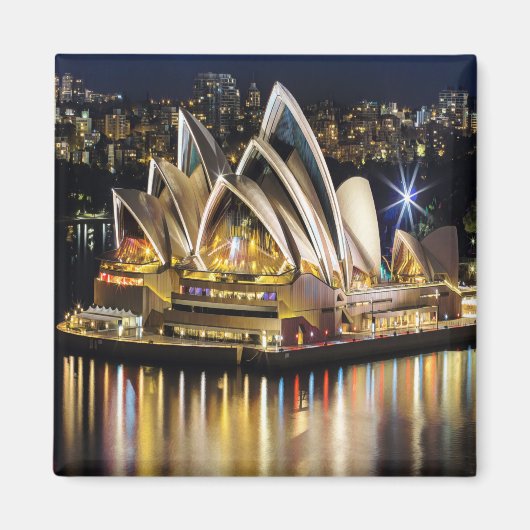 zAU003 SYDNEY, OPERA HOUSE,オーストラリア,冷蔵庫 マグネット (正面)