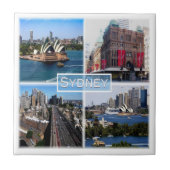zAU008 SYDNEY, Mosaic, Australia, Oceania, タイル (正面)