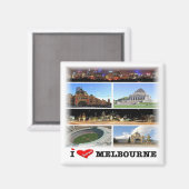 zAU016 MELBOURNE,オーストラリア,オセアニア,冷蔵庫 マグネット (正面/裏面)