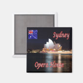 zAU019 SYDNEY, OPERA HOUSE,オーストラリア,冷蔵庫 マグネット (正面/裏面)