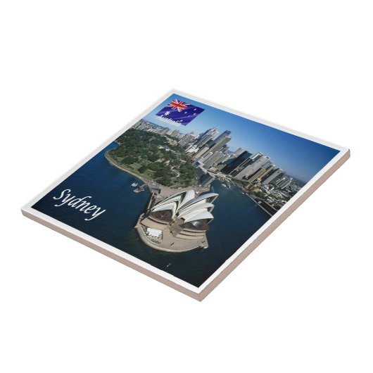 zAU026 SYDNEY Australia，オペラハウス， タイル (側面)