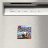 zAU030 SYDNEY，オーストラリア，パノラマ，オセアニア，冷蔵庫 マグネット (インサイチュ (食洗機))