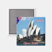 zAU033 SYDNEY, OPERA HOUSE，オーストラリア，冷蔵庫 マグネット (正面/裏面)