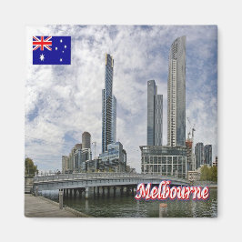 zAU042 MELBOURNE, Queens Bridge，オーストラリア，冷蔵庫 マグネット