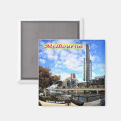 zAU054 MELBOURNE, EUREKA TOWER,オーストラリア,冷蔵庫 マグネット (正面/裏面)