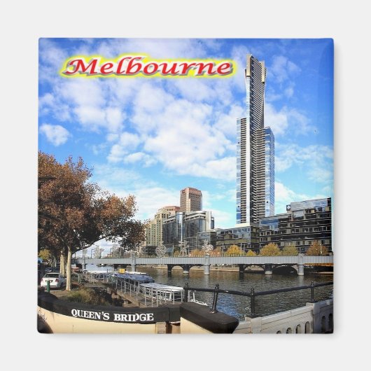 zAU054 MELBOURNE, EUREKA TOWER,オーストラリア,冷蔵庫 マグネット (正面)