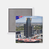 zAU055 MELBOURNE, EUREKA TOWER,オーストラリア,冷蔵庫 マグネット (正面/裏面)
