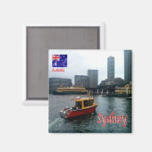 zAU068 MELBOURNE,オーストラリア,オセアニア,冷蔵庫 マグネット (正面/裏面)