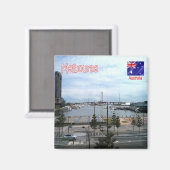 zAU071 MELBOURNE,オーストラリア,オセアニア,冷蔵庫 マグネット (正面/裏面)