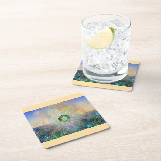 Zauber - スクエアペーパーコースター (インサイチュ)