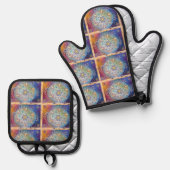 Zauber - 鍋つかみ&鍋敷きセット (正面/裏面)