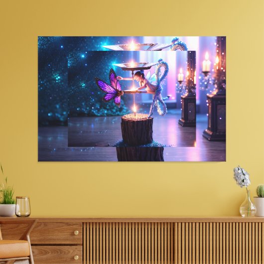 Zauber Fee キャンバスプリント (インサイチュ (リビング))