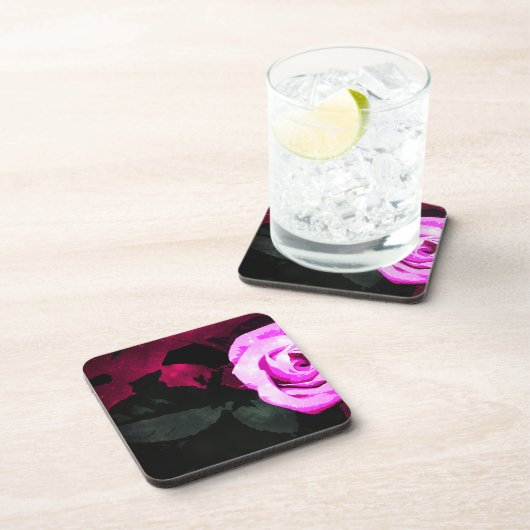 Zauberhaftes Rosen-Design コースター (右側)