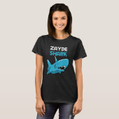 Zayde Shark Funny Family Tシャツ (正面フル)