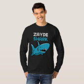 Zayde Shark Funny Family Tシャツ (正面フル)