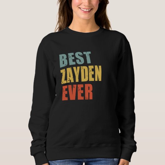 Zayden Best Ever Zayden スウェットシャツ (正面)
