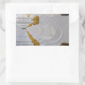 Zayed Grand Mosque教主のコラム、アブダビ 長方形シール (バッグ)