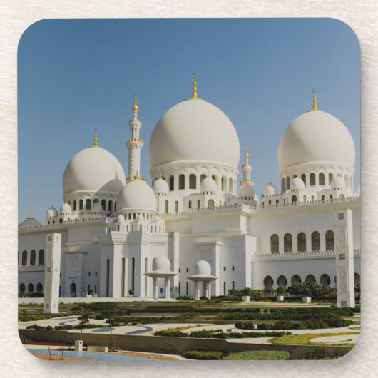 Zayed Grand Mosque、アブダビ教主 コースター (正面)