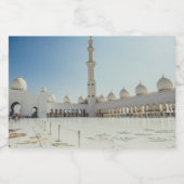 Zayed Grand Mosque、アブダビ教主 フードラベル (シングルラベル)