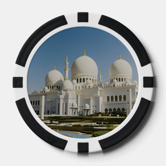 Zayed Grand Mosque、アブダビ教主 ポーカーチップ (正面)