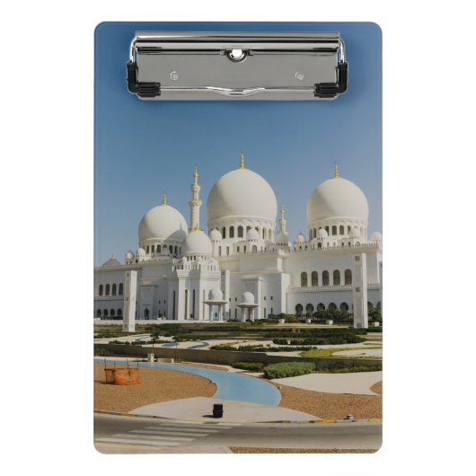 Zayed Grand Mosque、アブダビ教主 ミニクリップボード (正面)