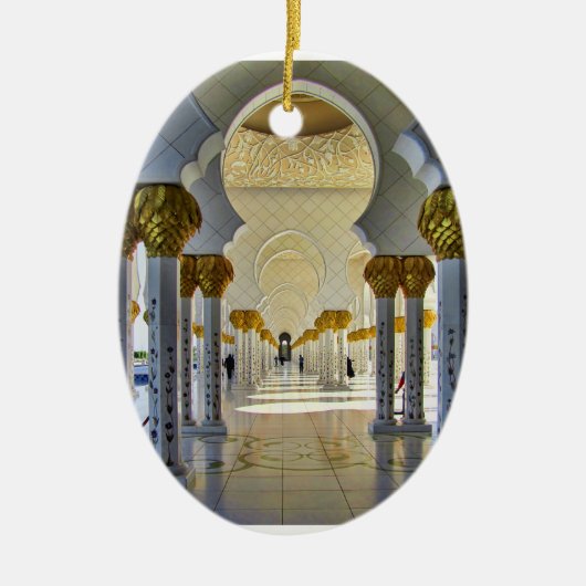 Zayed Grand Mosque Corridor教主 セラミックオーナメント (正面)