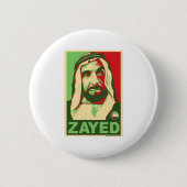 Zayed Products教主 缶バッジ (正面)