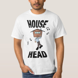 Zayha著家の頭部 Tシャツ
