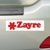 Zayreのバンパーステッカー バンパーステッカー (車上)