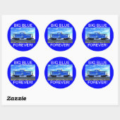 ZAZ420ビッグブルー永遠! ラウンドシール (シート)