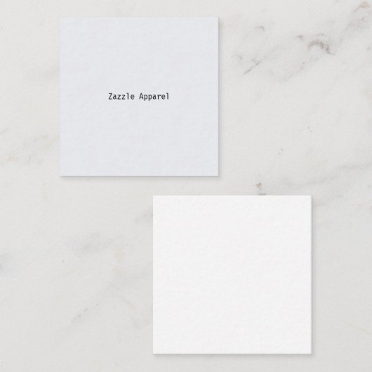 Zazle Aparel EFF1カ荷車を引くード スクエア名刺 (正面/裏面)