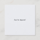 Zazle Aparel EFF1カ荷車を引くード スクエア名刺 (正面)