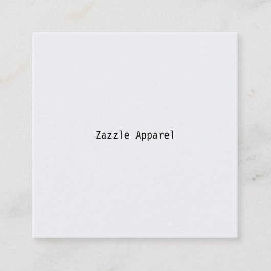Zazle Aparel EFF1カ荷車を引くード スクエア名刺 (正面)