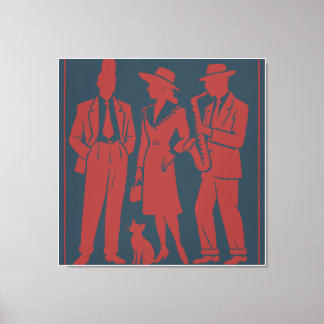 Zazous Gift Tag キャンバスプリント