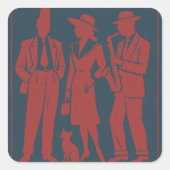 Zazous Gift Tag スクエアシール (正面)