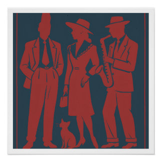 Zazous Gift Tag ポスター