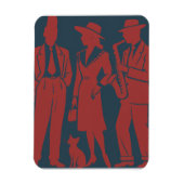 Zazous Gift Tag マグネット (縦)