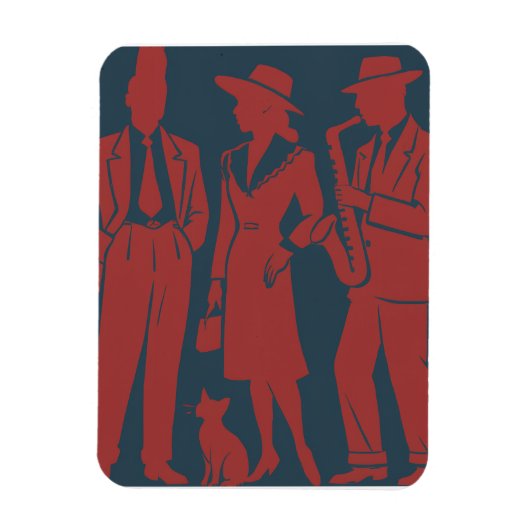 Zazous Gift Tag マグネット (縦)