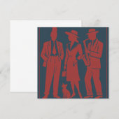 Zazous Gift Tag 招待状 (正面/裏面)