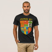 Zazpiakのこうもりのワイシャツ Tシャツ (正面フル)