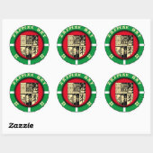 zazpiak bat sticker ラウンドシール (シート)
