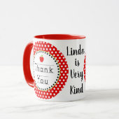 Zazz_Itによって設計されているリンダ11ozありがとう マグカップ (正面左)