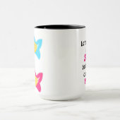 ZAZZ_ITによるカスタムな黒15ozの信号器のマグの魚341 マグカップ (中央)