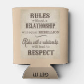 ZAZZ_ITによるカスタムクーラーボックス人間関係規則 缶クーラー (裏面)