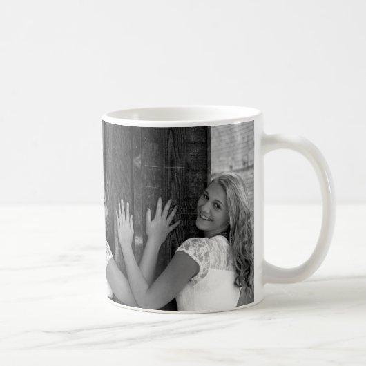 Zazz_it著カスタムな友情の写真11ozのコーヒー・マグ コーヒーマグカップ (右)