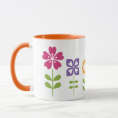 Zazz_it著11ozカスタムな花の感動的なマグ マグカップ (左)